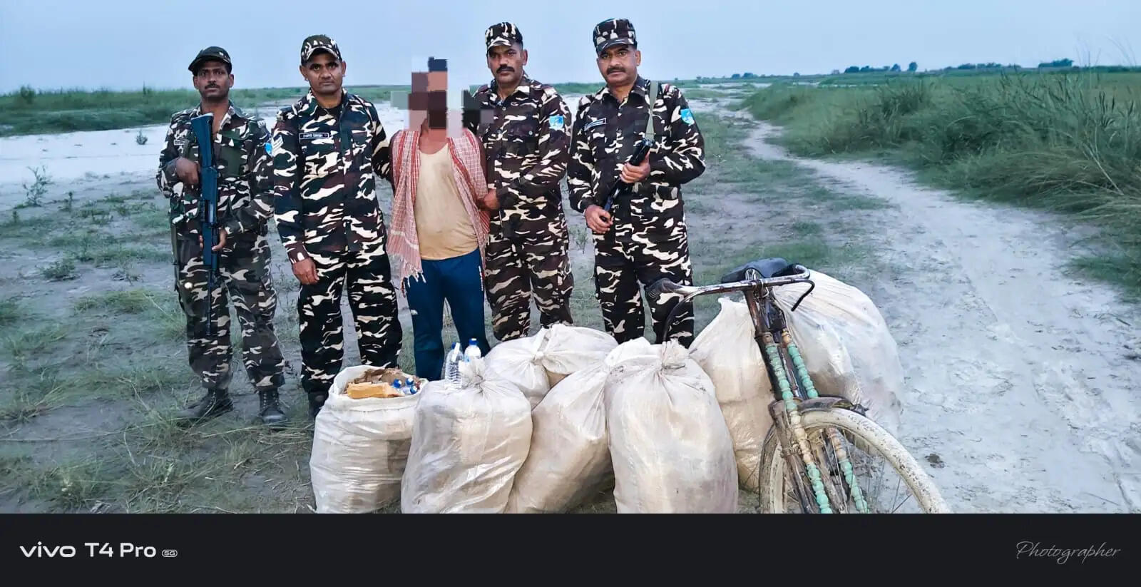 एसएसबी ने 234 लीटर नेपाली शराब किया जब्त, एक तस्कर गिरफ्तार