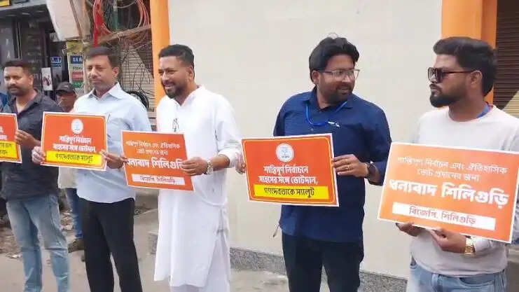 शांतिपूर्ण मतदान पर भाजपा ने जताया आभार
