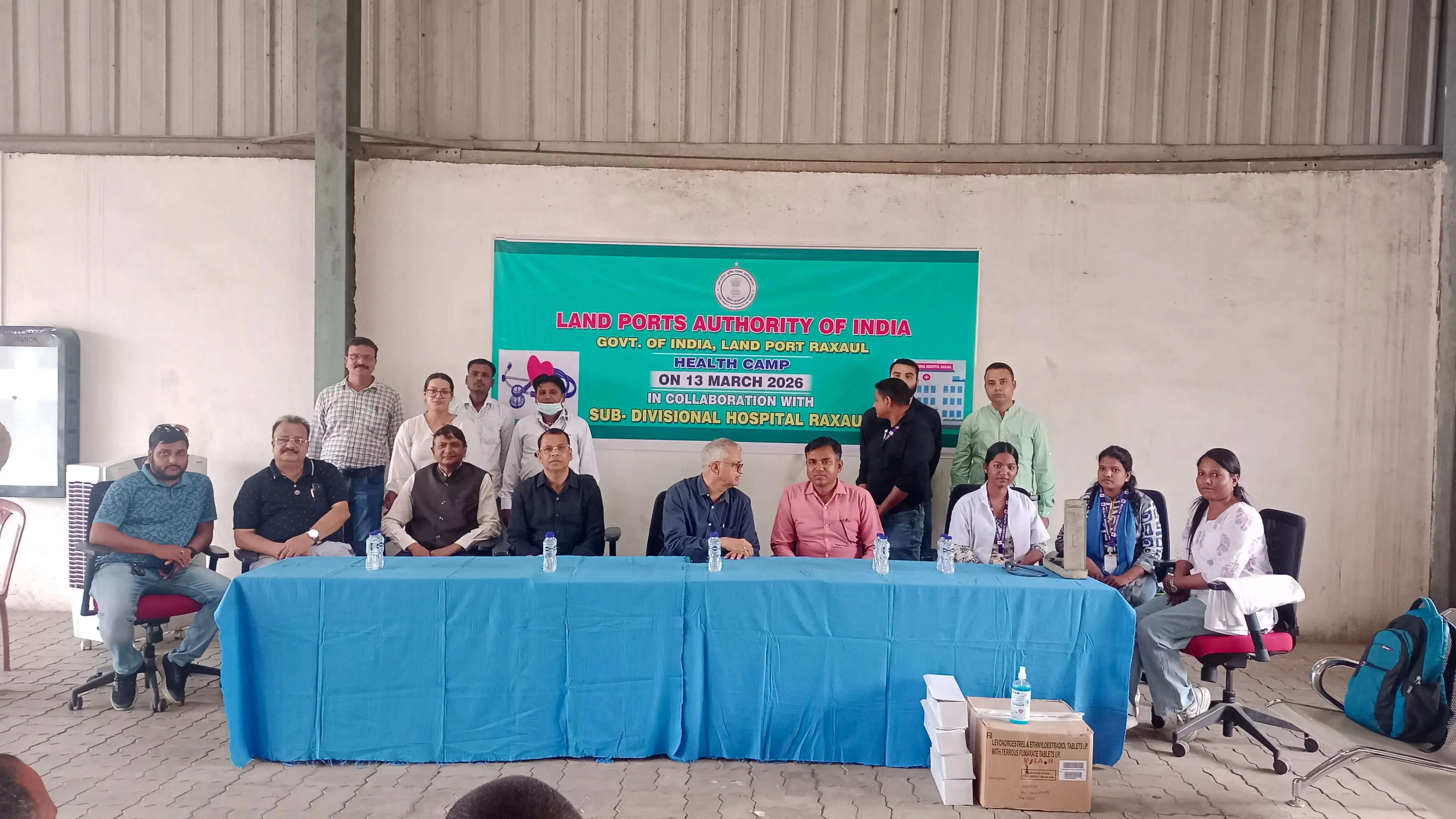 आईसीपी रक्सौल में लगा नि:शुल्क स्वास्थ्य जाँच शिविर