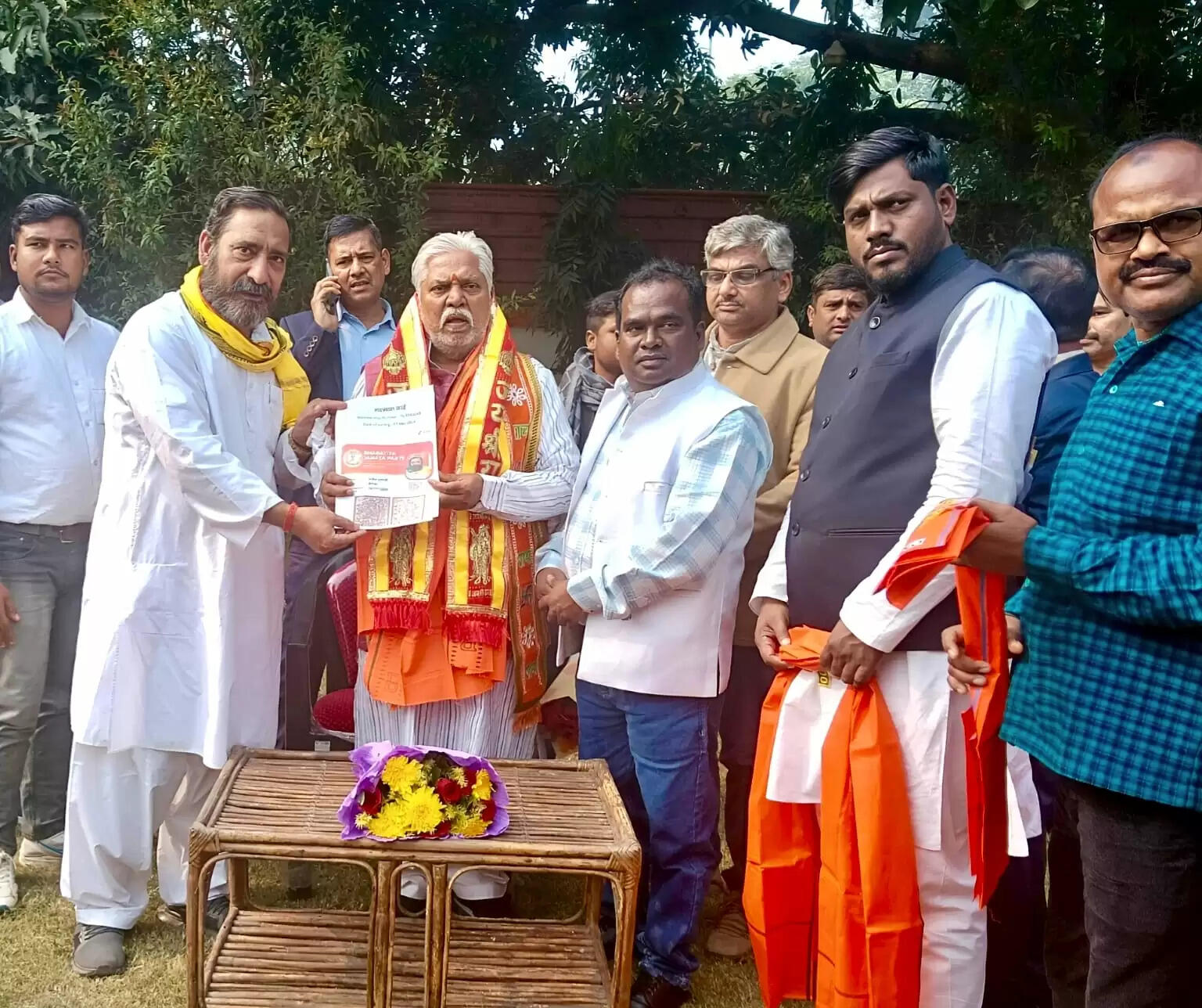 मां जानकी धाम के संस्थापक राजेश गुरनानी ने ली भाजपा की सदस्यता