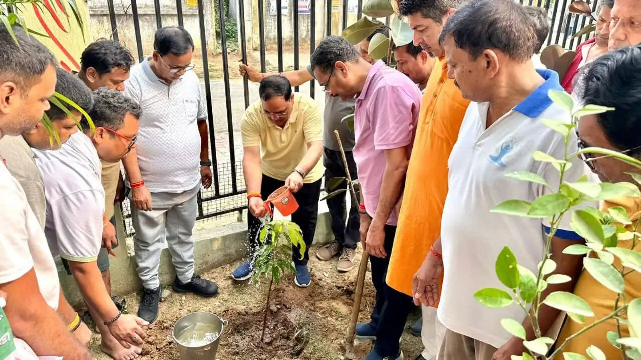 विश्व पर्यावरण दिवस पर भाजपा ने चलाया 'एक पेड़ मां के नाम' अभियान, नेताओं ने किया पौधारोपण
