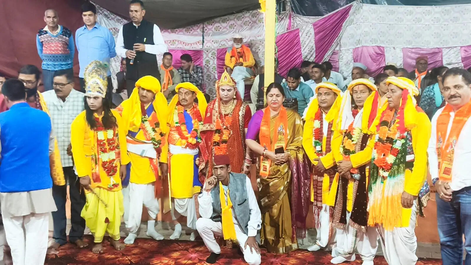 पांडव लीला में अर्जुन-द्रौपदी का विवाह रहा आकर्षण का केंद्र
