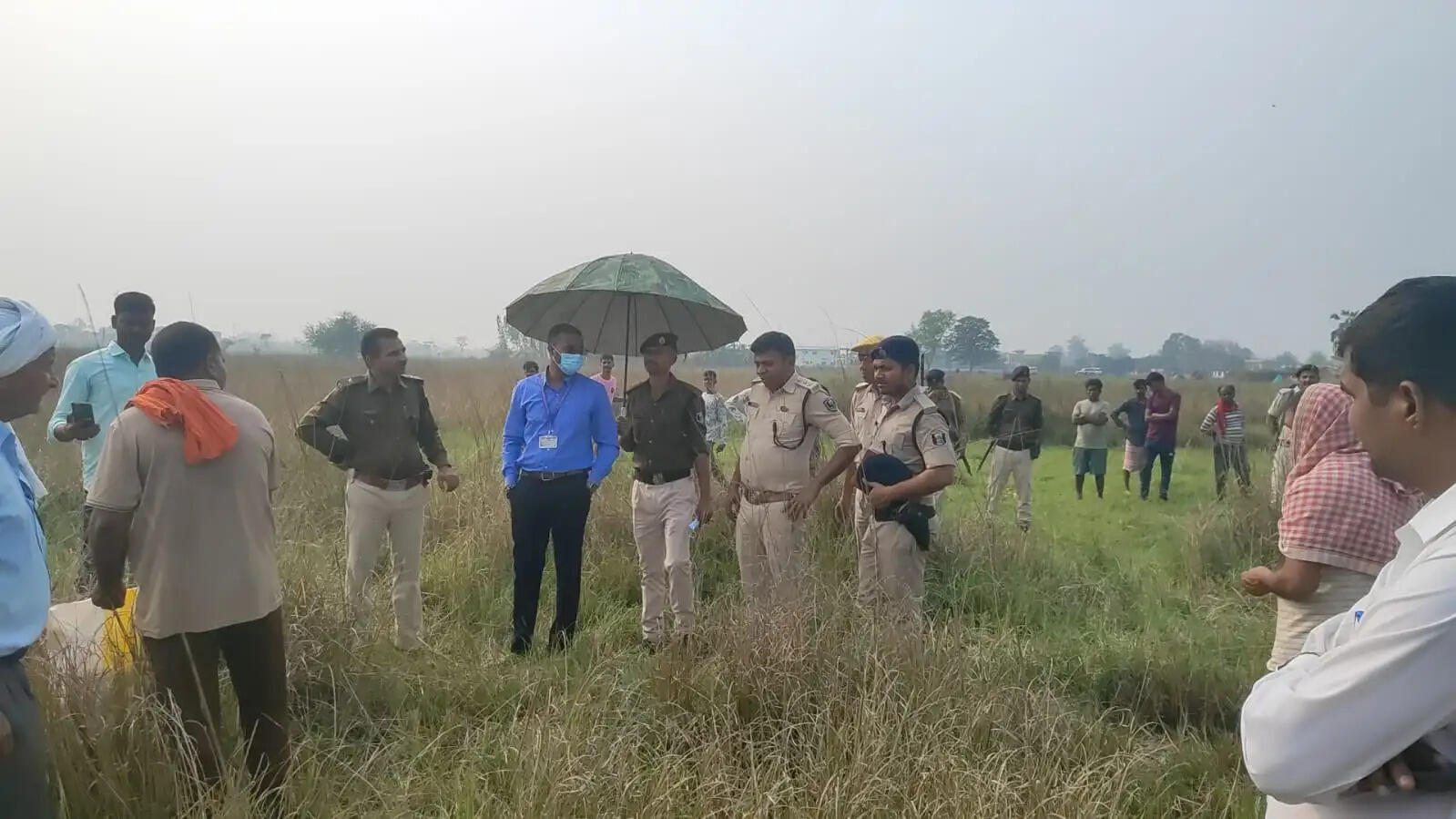 दरौंदा के उजाय चवर में मिला मानव कंकाल