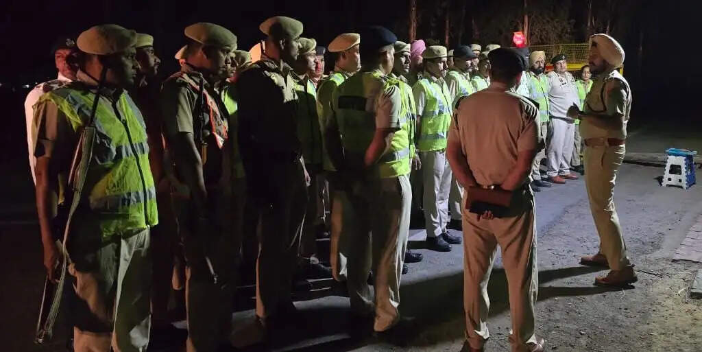 कैथल: पंजाब सीमा पर रातभर चला सर्च ऑपरेशन