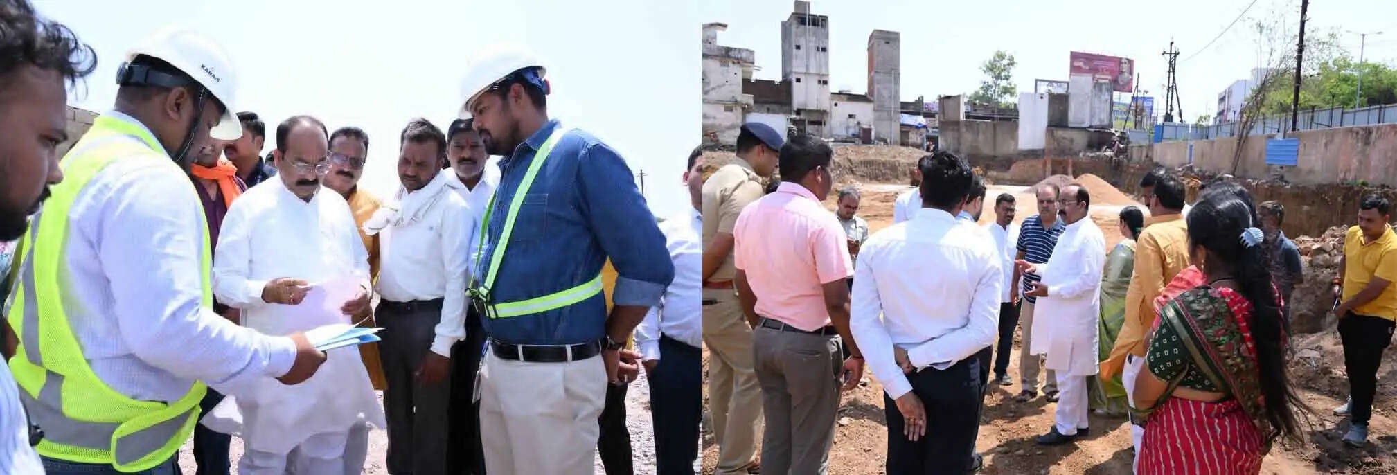 उप मुख्यमंत्री अरुण साव ने नालंदा परिसर, मल्टी-लेवल पार्किंग और एसटीपी निर्माण कार्यों का किया निरीक्षण