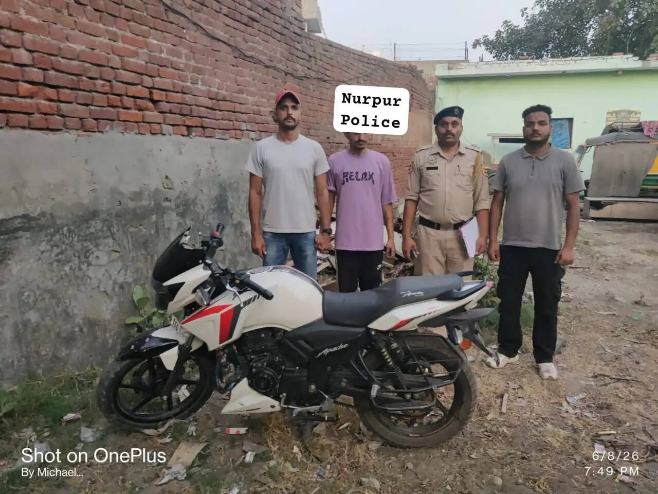 नूरपुर पुलिस ने पंजाब से बरामद किए चोरी के दो वाहन, एक आरोपी गिरफ्तार