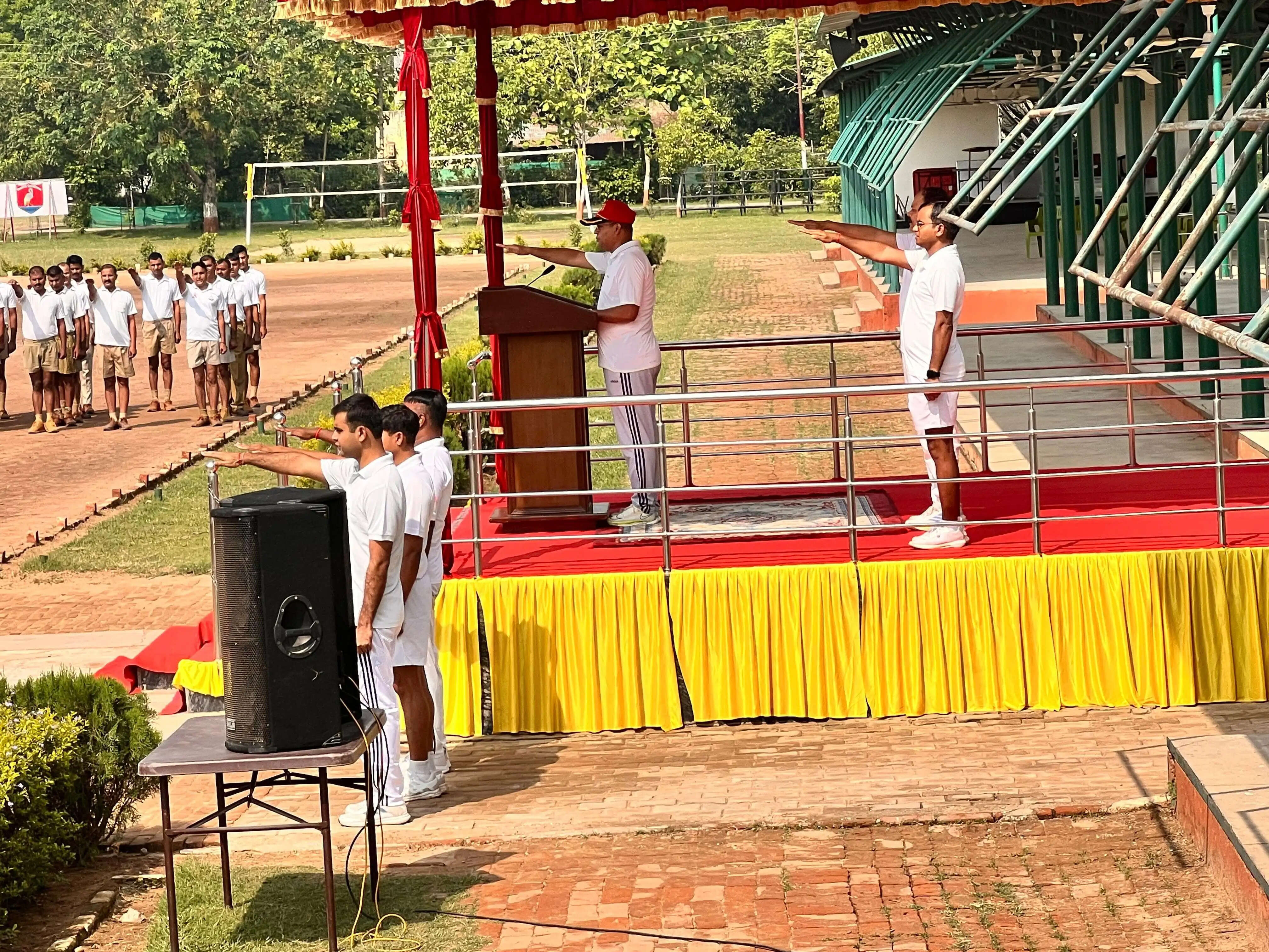 विश्व तंबाकू निषेध दिवस पर एसएसबी प्रशिक्षण केंद्र में दिलाई गई तंबाकू निषेध की शपथ