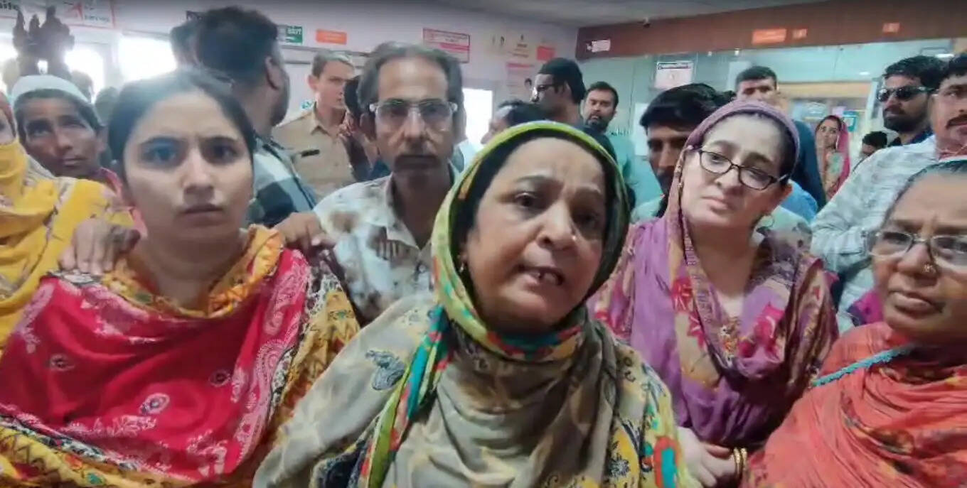 निजी अस्पताल में महिला की मौत पर हंगामा