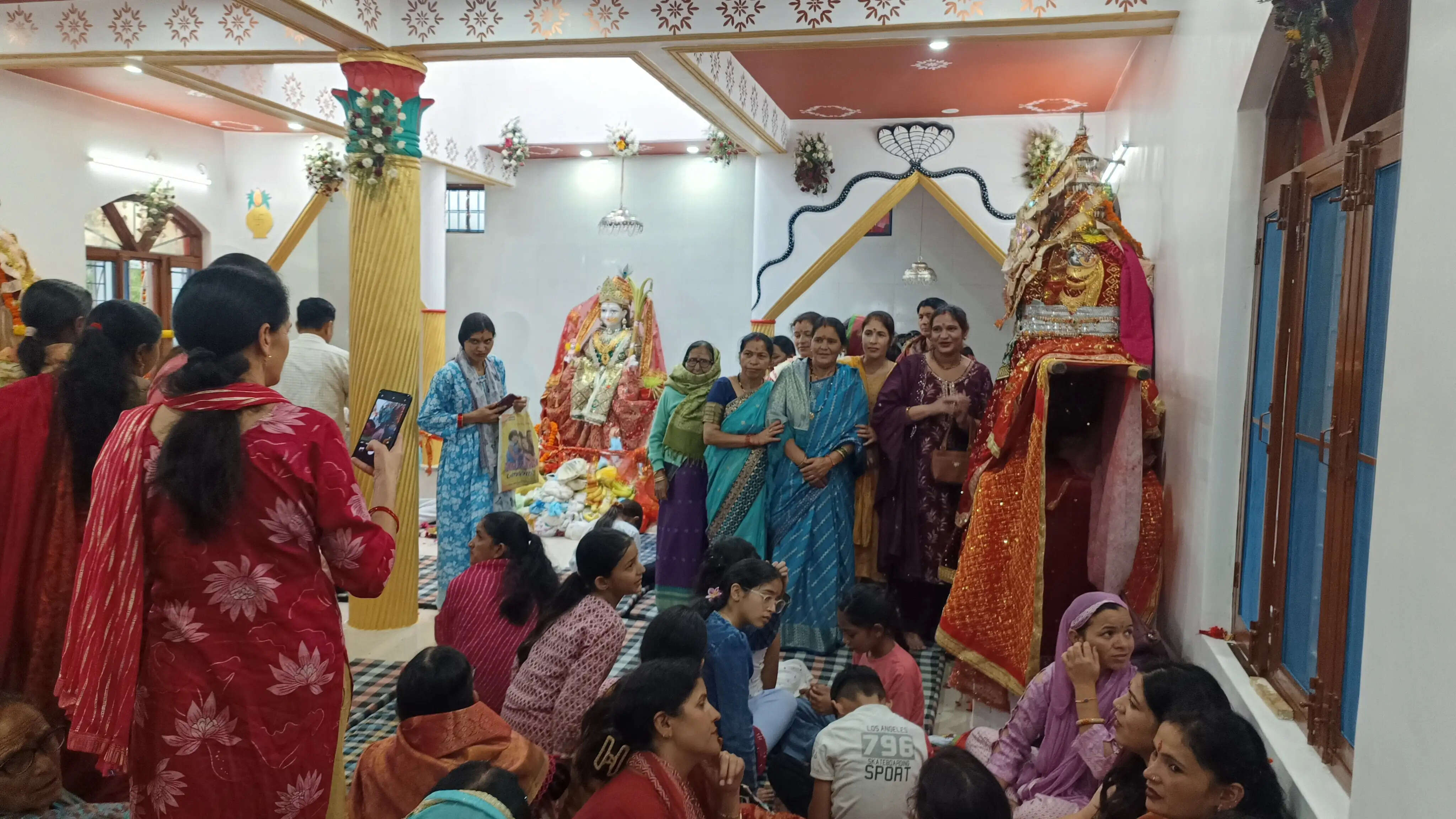 मां राज-राजेश्वर मंदिर भोनाबागी में प्राण प्रतिष्ठा कार्यक्रम