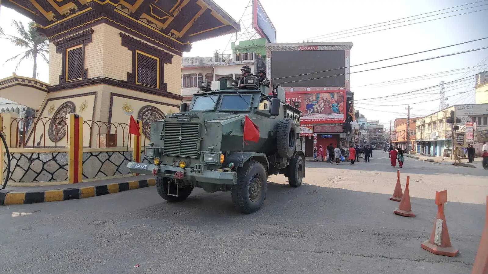 तनाव के कारण अशांत हो चुके बीरगंज में हटाया गया कर्फ्यू