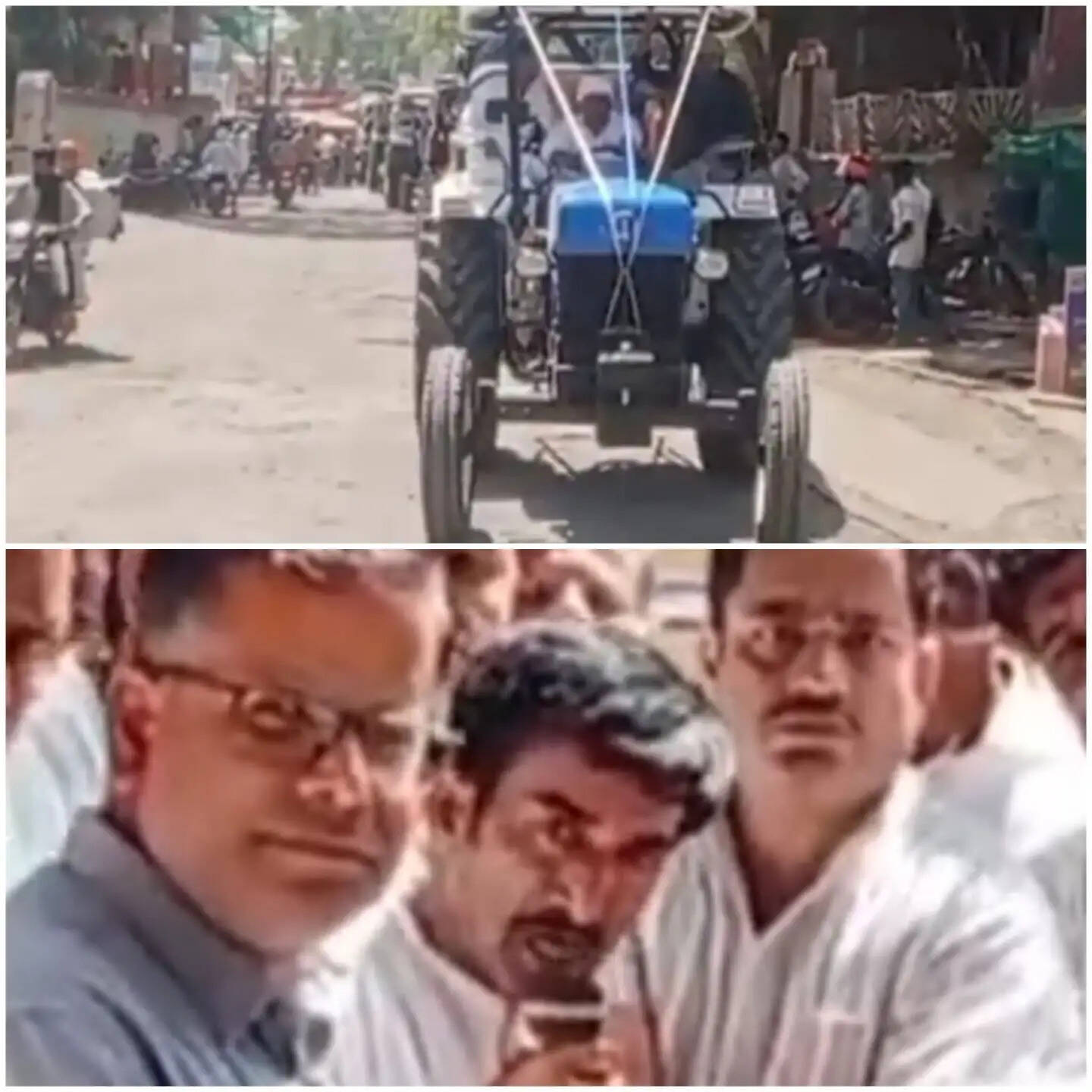 राजगढ़ः गेहूं खरीदी अव्यवस्थाओं के खिलाफ किसानों ने निकाली ट्रैक्टर रैली, एसडीएम को सौंपा ज्ञापन