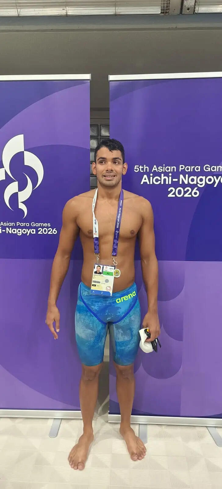 एशियाई पैरा खेल में हिमांशु ने तैराकी में जीता कांस्य, शीतल और पायल की नजरें स्वर्ण पदक पर