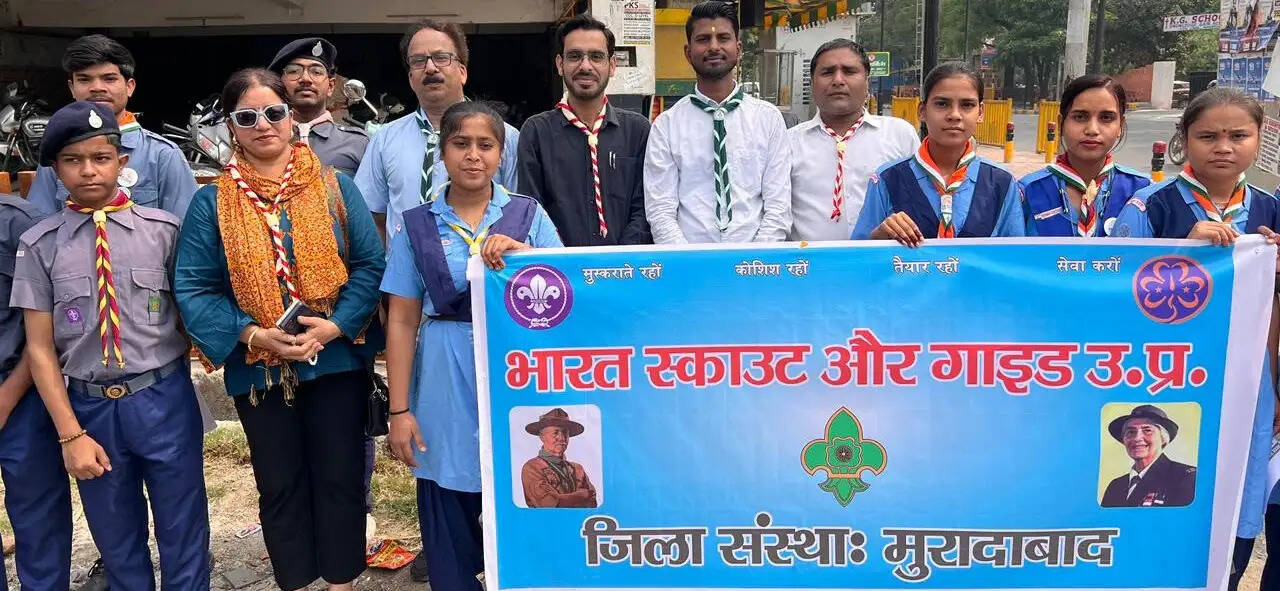 स्काउट-गाइड यातायात के नियमों के पालन के लिए संकल्पित हों : शतानंद शर्मा