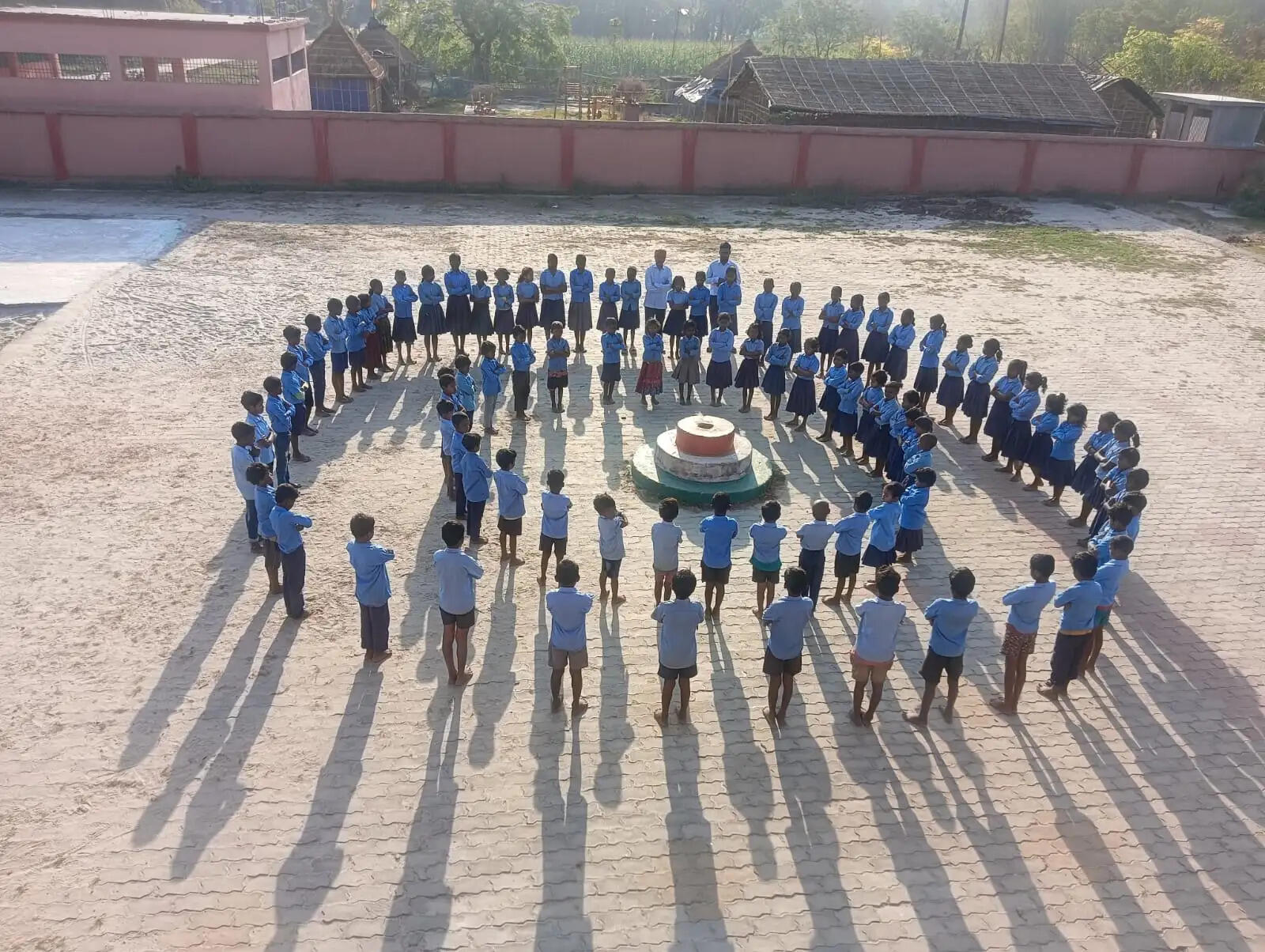 स्कूल में मनाया गया विश्व स्वास्थ्य संगठन स्थापना दिवस