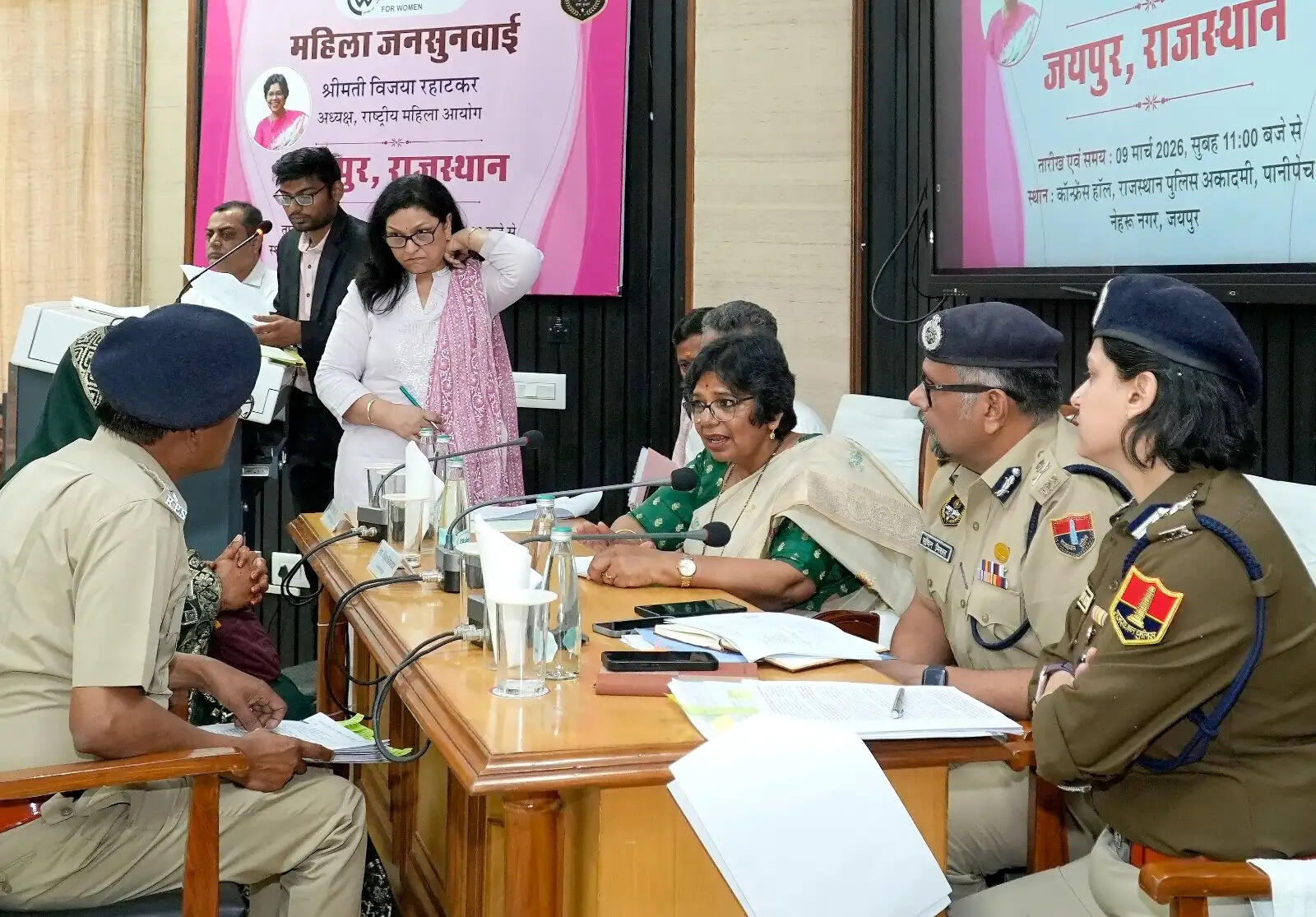 राजस्थान पुलिस अकादमी में महिला जनसुनवाई का शुभारंभ