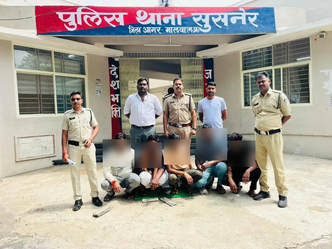 आगरमालवाः सड़क हादसे की आड़ में हत्या की साजिश का खुलासा, 5 आरोपी गिरफ्तार