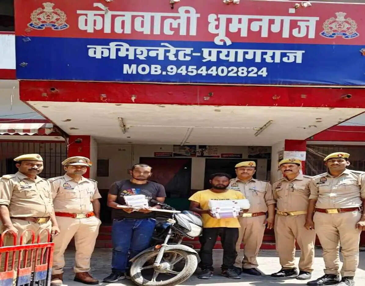 चोरी करने वाले गिरोह के दो सदस्य गिरफ्तार