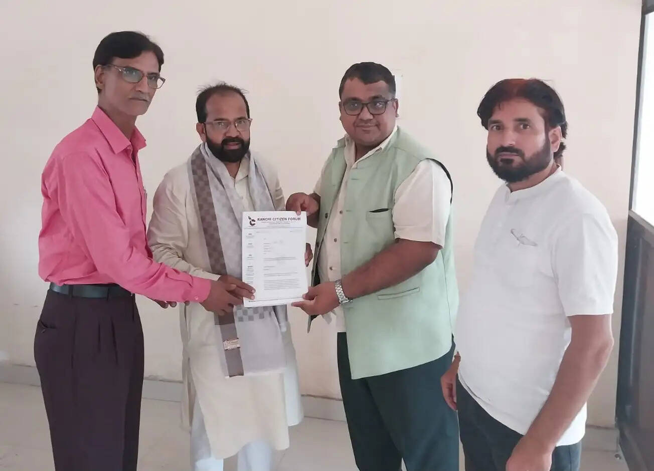 रांची सिटीजन फोरम ने 47 वार्ड पार्षदों से की मुलाकात, मानदेय और विकास कार्यों में देरी पर जताई चिंता