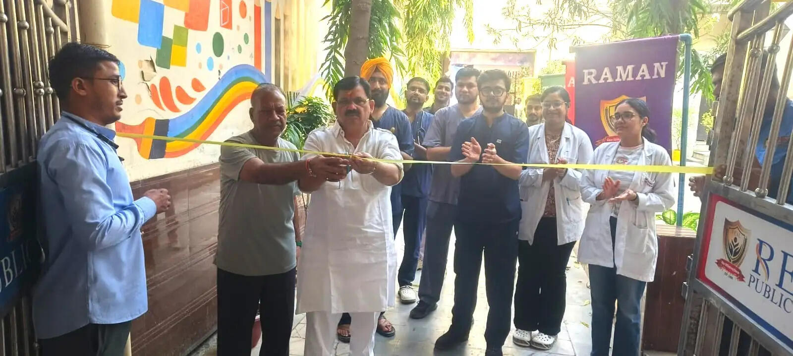 आरएसएस और केएम हॉस्पिटल ने लगाया विशाल निःशुल्क चिकित्सा शिविर