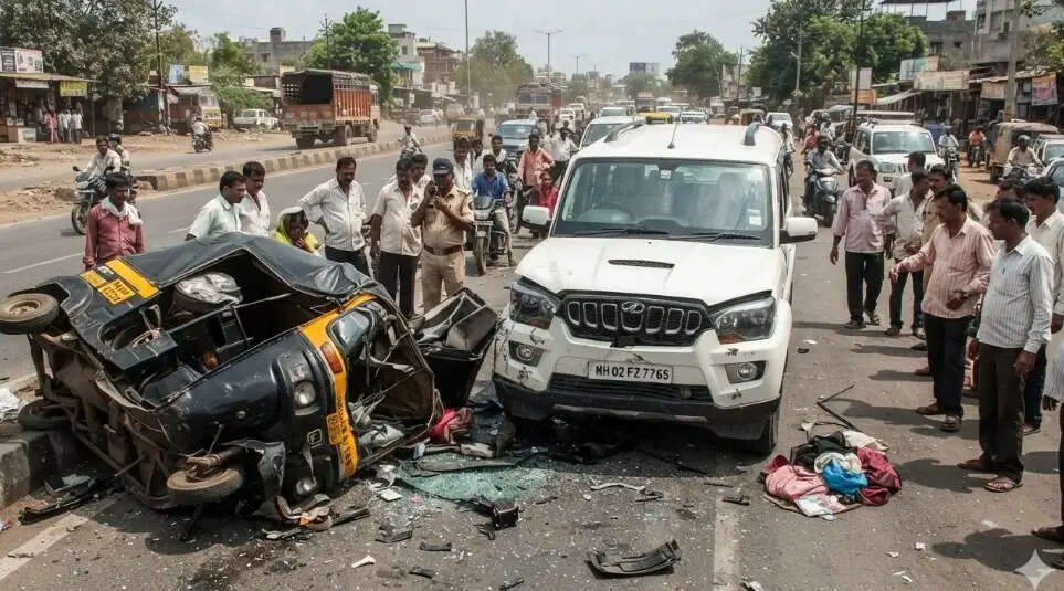 सड़क दुघर्टना में एक व्यक्ति की मौत