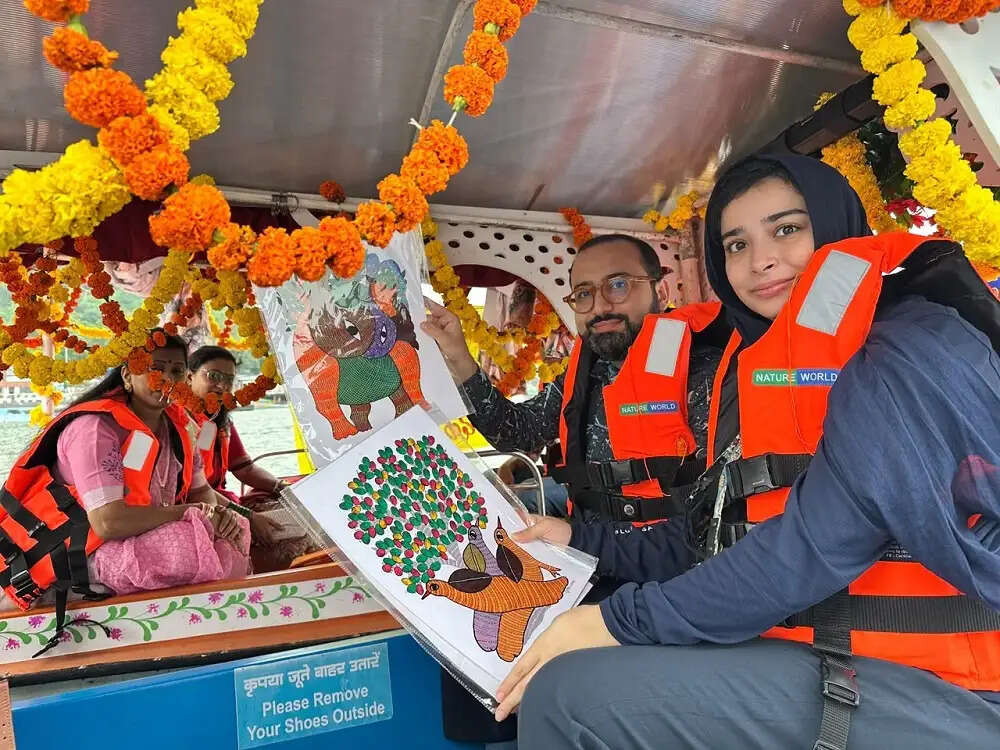 ब्रिक्स डेलीगेट्स ने किया भोपाल के पर्यटन स्थलों का भ्रमण, प्राकृतिक सौंदर्य ने मोहा मन