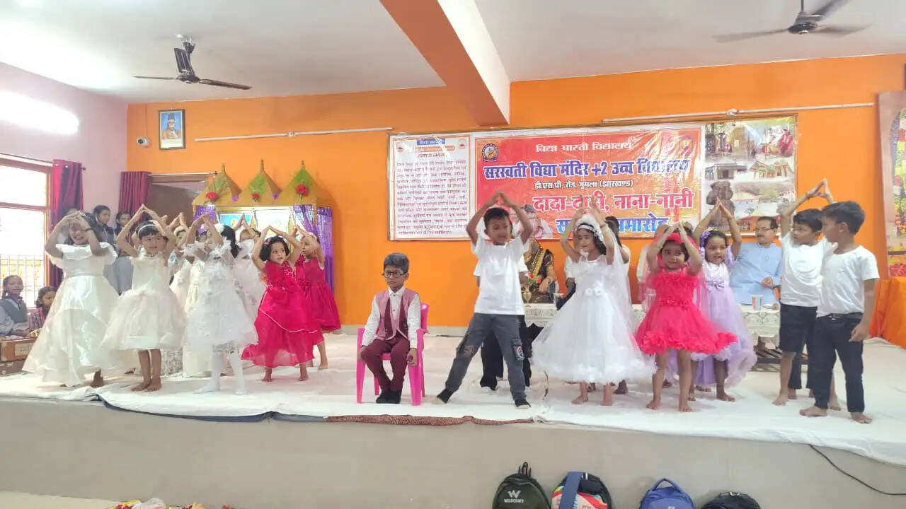 सरस्वती शिशु विद्या मंदिर में दादा-दादी, नाना-नानी सम्मान समारोह आयोजित