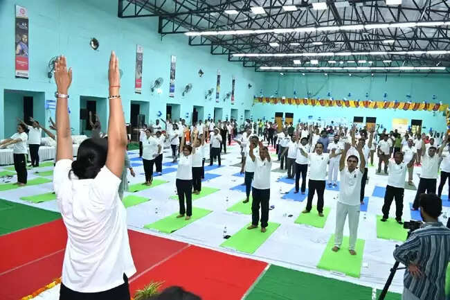 एनसीआर मुख्यालय में मनाया गया 11वां अन्तरराष्ट्रीय योग दिवस