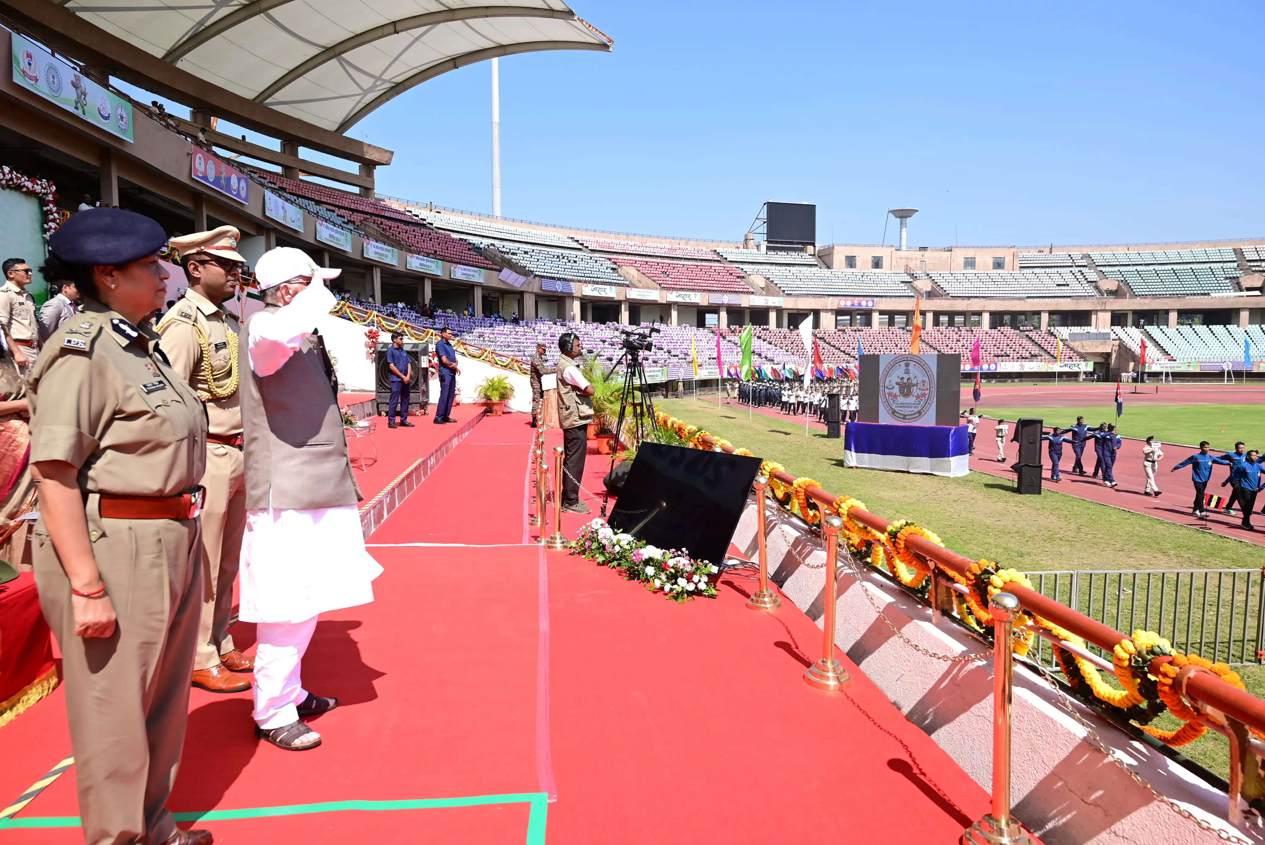 रांची में 15वीं अखिल भारतीय पुलिस तीरंदाजी प्रतियोगिता का आगाज, राज्यपाल ने किया उद्घाटन
