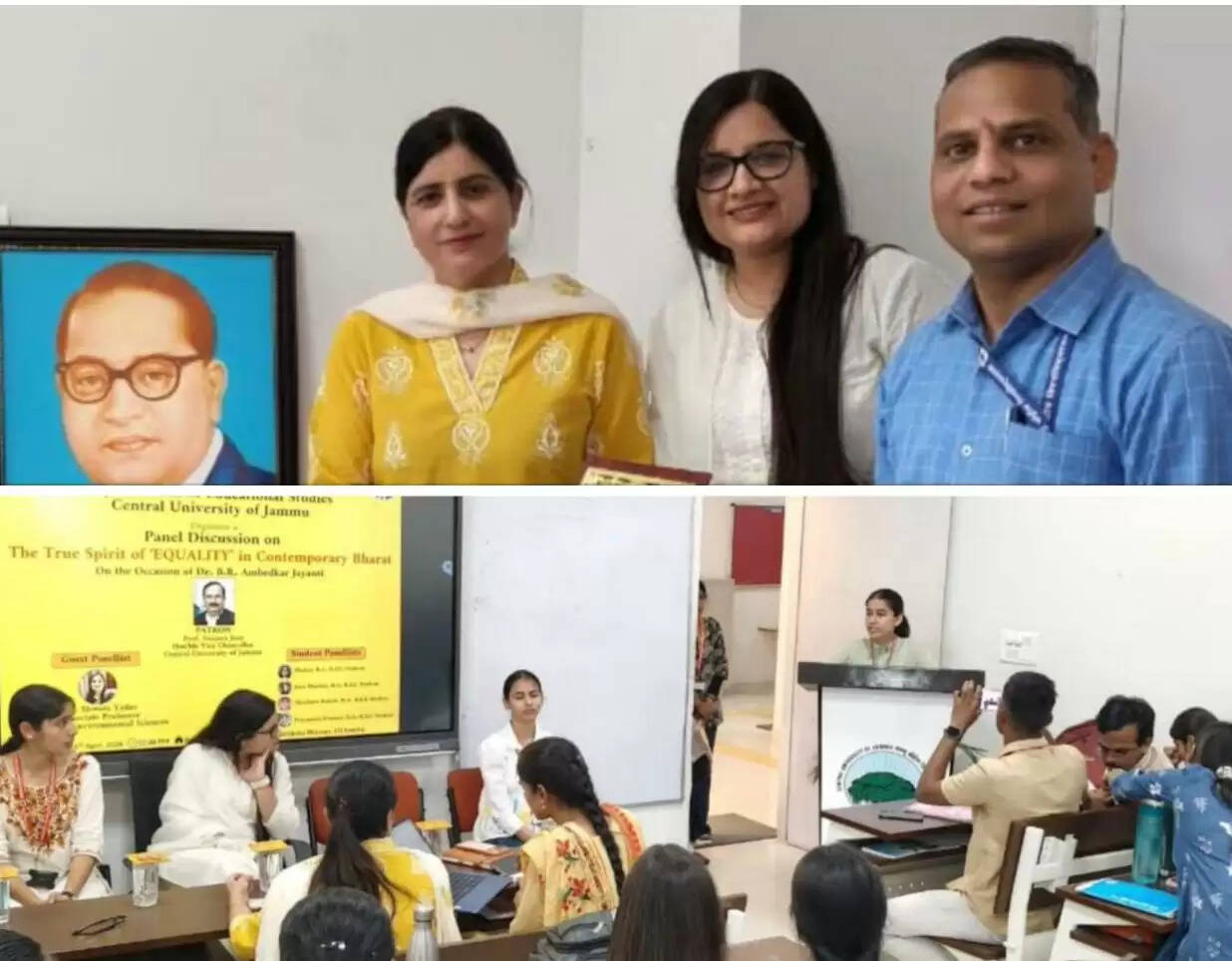 ‘समानता की सच्ची भावना’ पर पैनल चर्चा : डॉ. आंबेडकर के विचारों पर छात्रों और शिक्षकों ने रखे अपने दृष्टिकोण