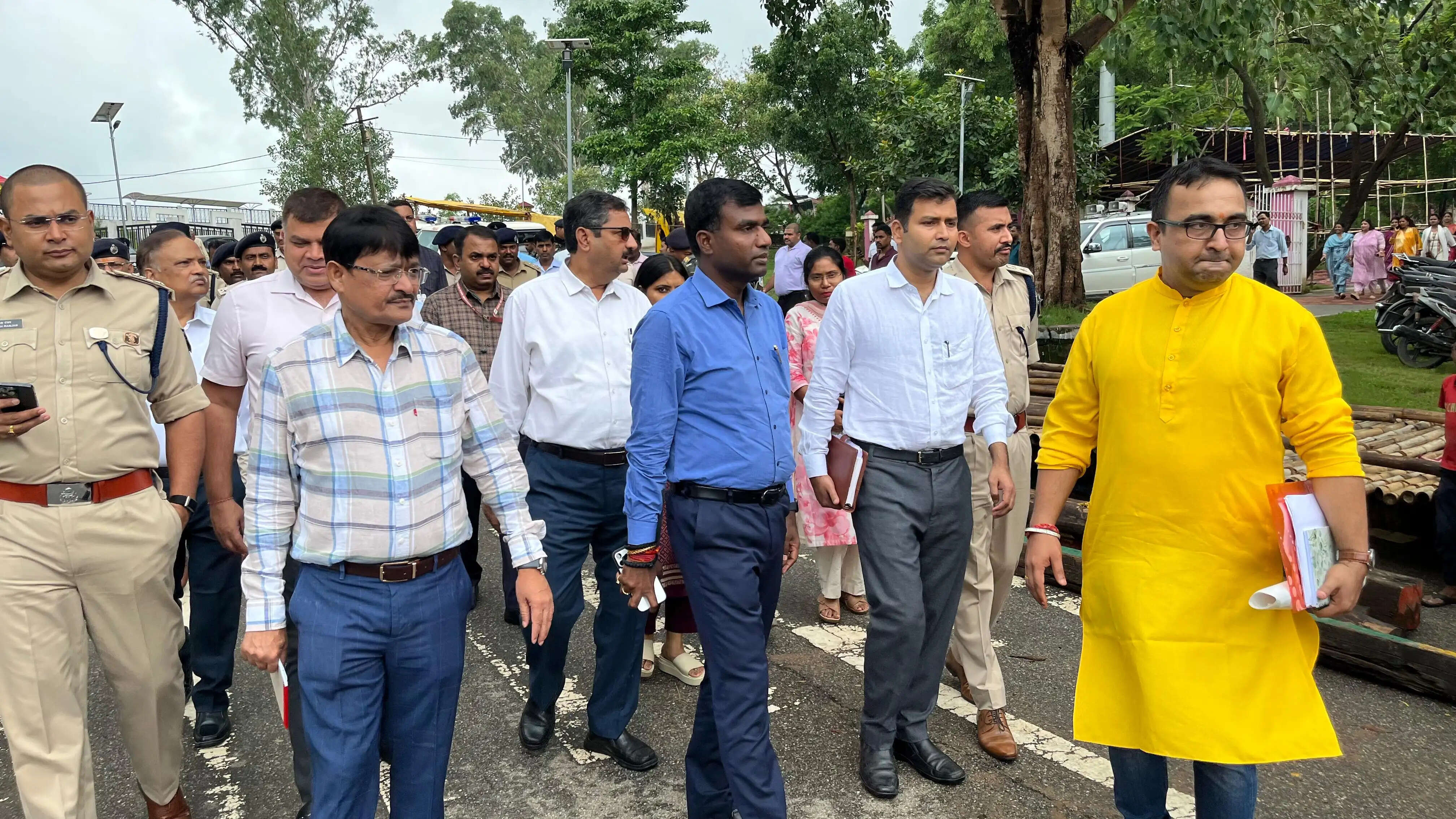 जगन्नाथपुर रथ यात्रा को लेकर डीसी ने किया निरीक्षण, रथ मार्ग से हटेगा अतिक्रमण, सीसीटीवी से होगी निगरानी