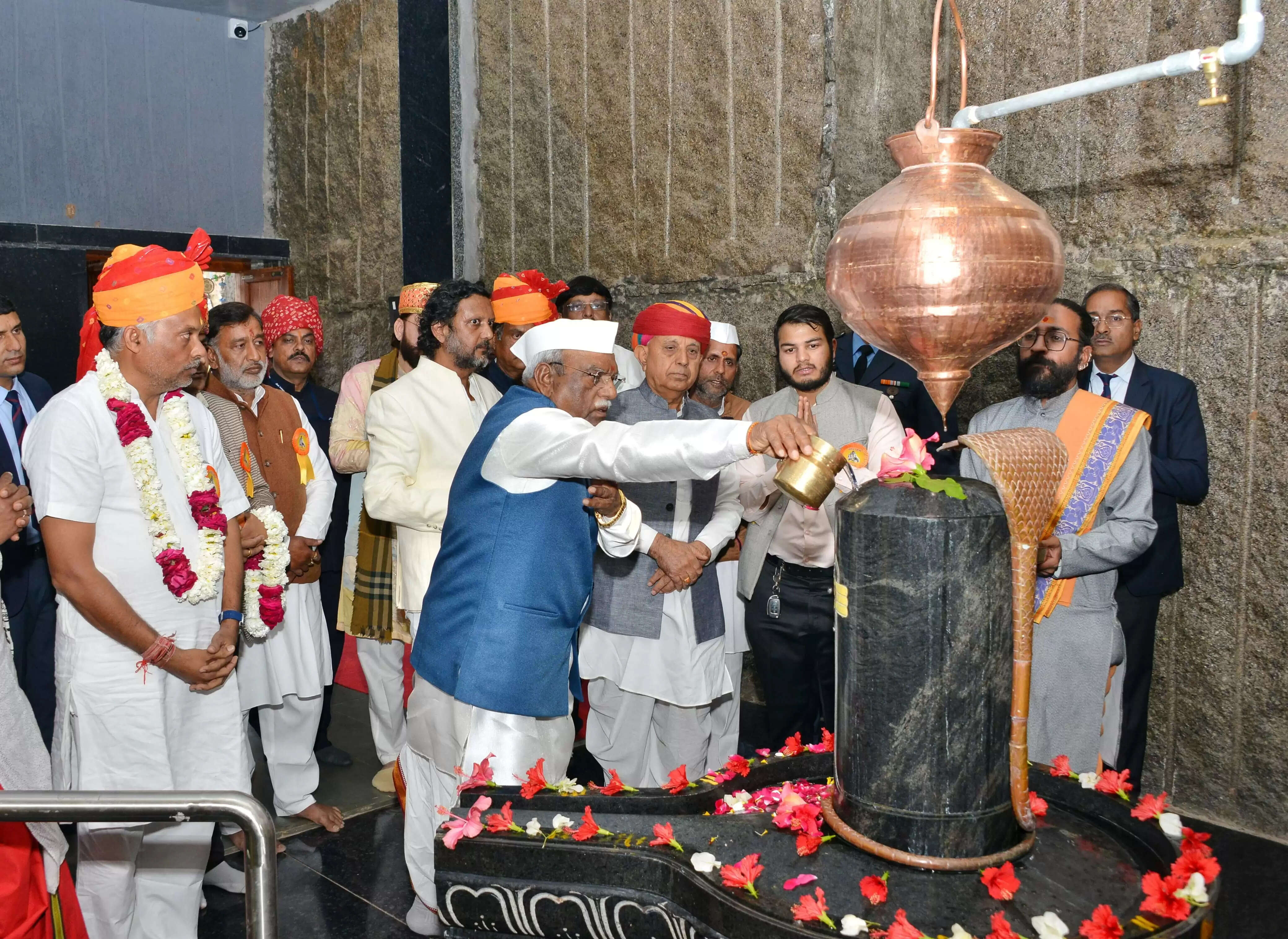 राज्यपाल बागडे ने किया साई मंदिर का शुभारम्भ