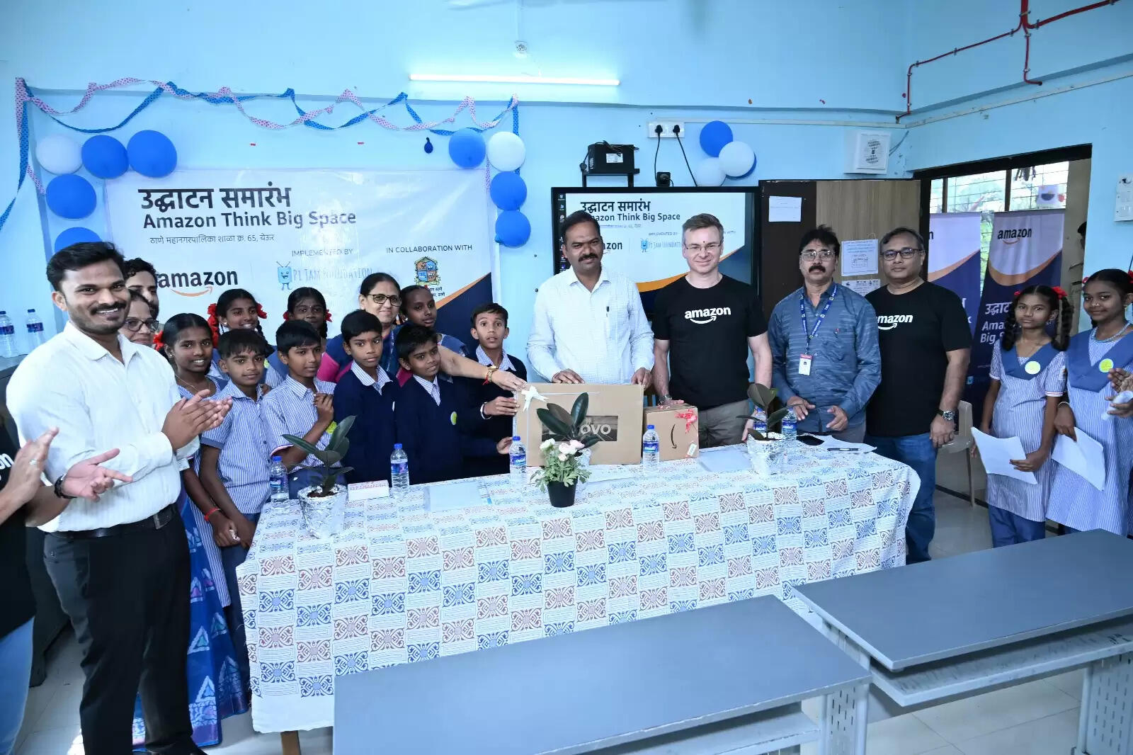 ठाणे मनपा विद्यालयों में थिंक बिग स्पेसेज डिजिटल एजुकेशन शुरु