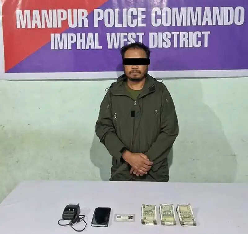 इंफाल पश्चिम में एनएससीएन (आईएम) उग्रवादी गिरफ्तार, डेढ़ लाख नकद बरामद
