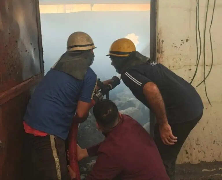 कॉटन फैक्टरी में लगी भीषण आग, काफी नुकसान