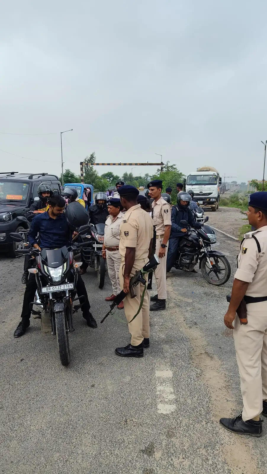 सारण जिला में संवेदनशील स्थान पर चल रहा विशेष जांच अभियान