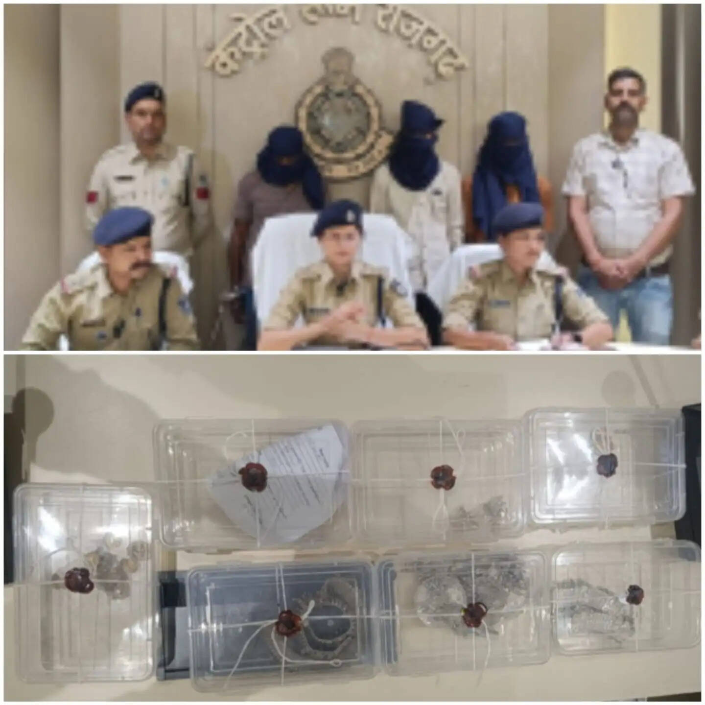राजगढ़ः दिनदहाड़े चोरी करने वाले पारदी गैंग के चार सदस्य गिरफ्तार, 15 लाख का माल बरामद