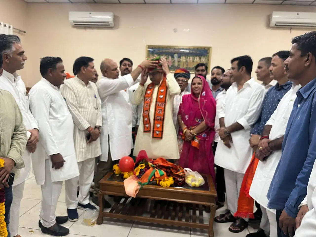 राज्यसभा सांसद बनने के बाद पहली बार जोधपुर आए पूनिया का स्वागत