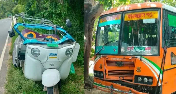 एटा : रोडवेज बस की टक्कर से टेंपो सवार दो लोगों की मौत, पांच घायल