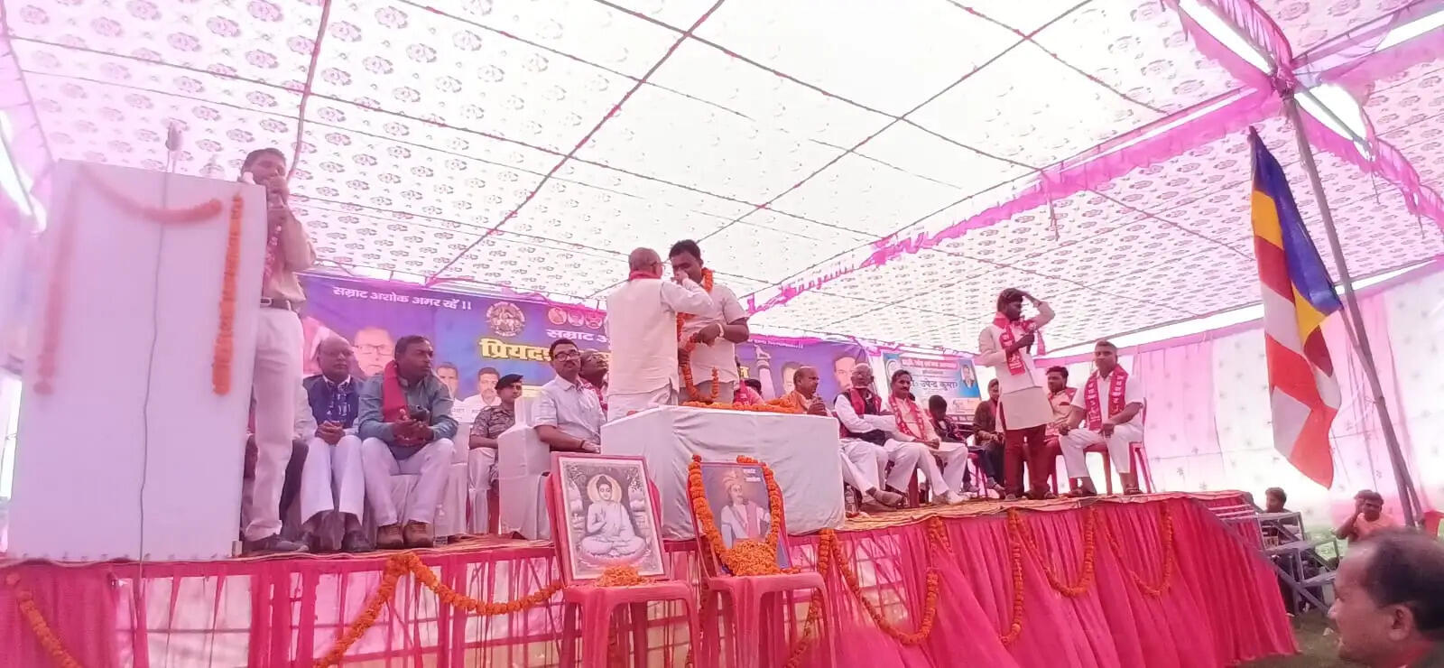 पश्चिम चंपारण के नंदनगढ़ में सम्राट अशोक जयंती का आयोजन