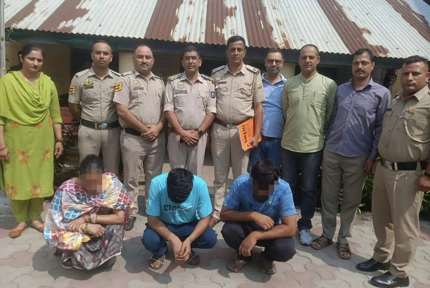 अम्ब में 17.68 ग्राम चिट्टा बरामद, महिला समेत तीन गिरफ्तार