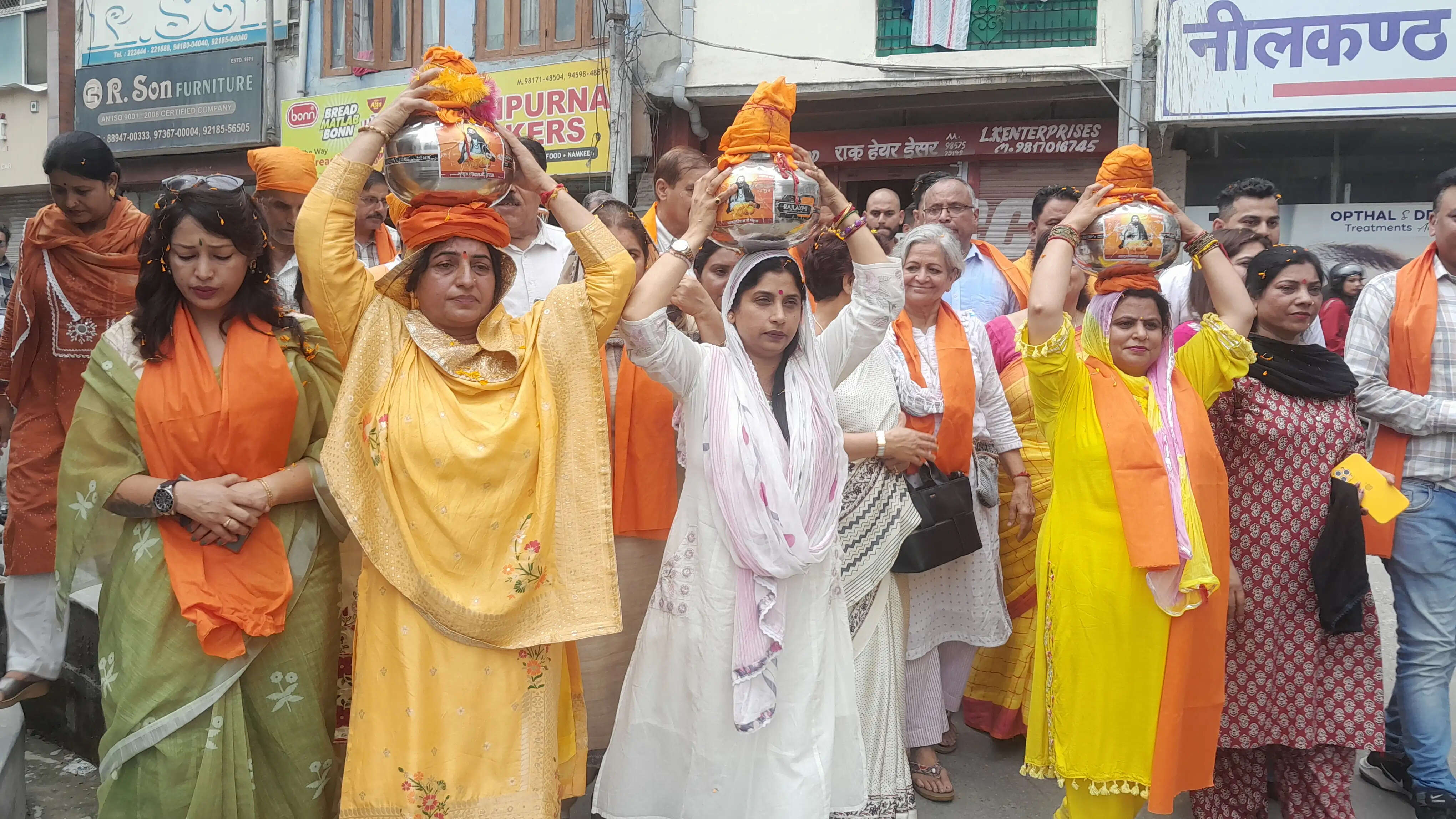 गुरु रविदास की 650वीं जयंती पर निकली राष्ट्रीय कलश यात्रा मंडी पहुंची, श्रद्धालुओं ने किया स्वागत