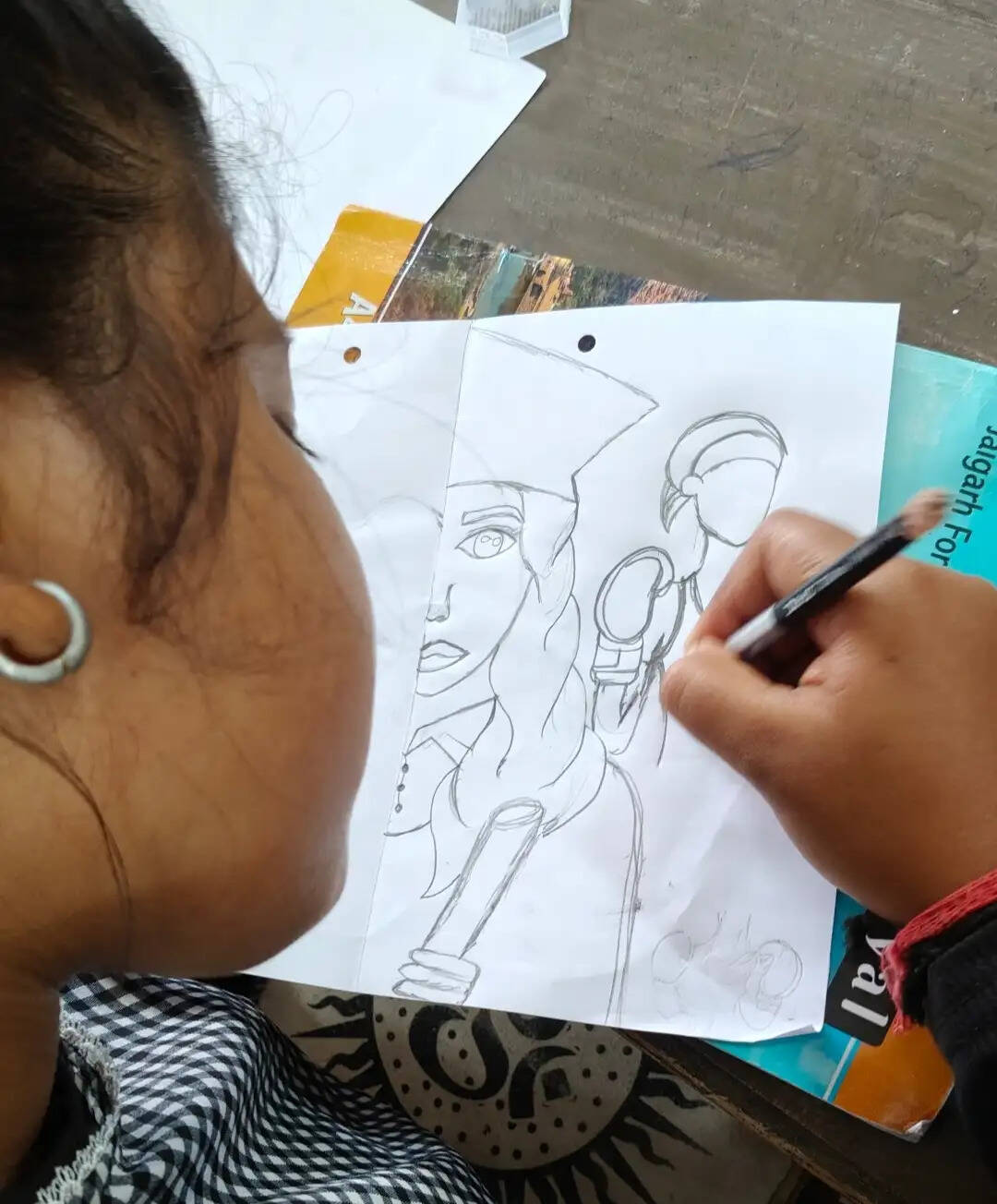 विद्यार्थी परिषद&nbsp; स्थापना दिवस पर राष्ट्रीय कला मंच ने कराई चित्रकला प्रतियोगिता