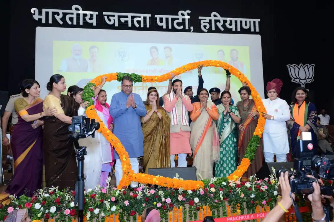 महिला शक्ति को संगठन की ताकत बनाकर घर-घर पहुंचाएंगे सेवा और सुशासन का संदेश : नायब सैनी