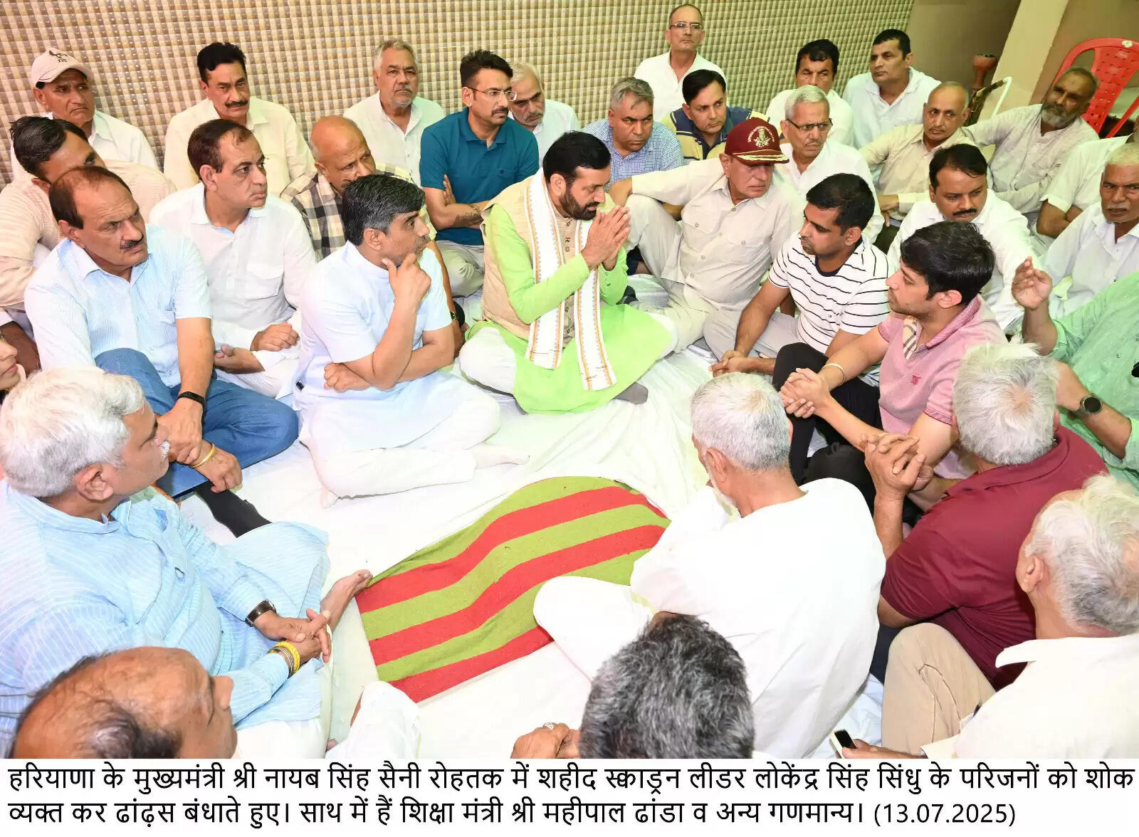 सदैव हमारी यादों में बने रहेंगे शहीद लोकेंद्र सिंधु &nbsp;: नायब सैनी