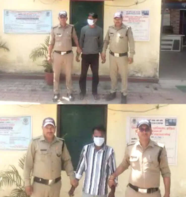 पांच हजार का इनामी गौ तस्कर व गैंगस्टर सहित दो गिरफ्तार