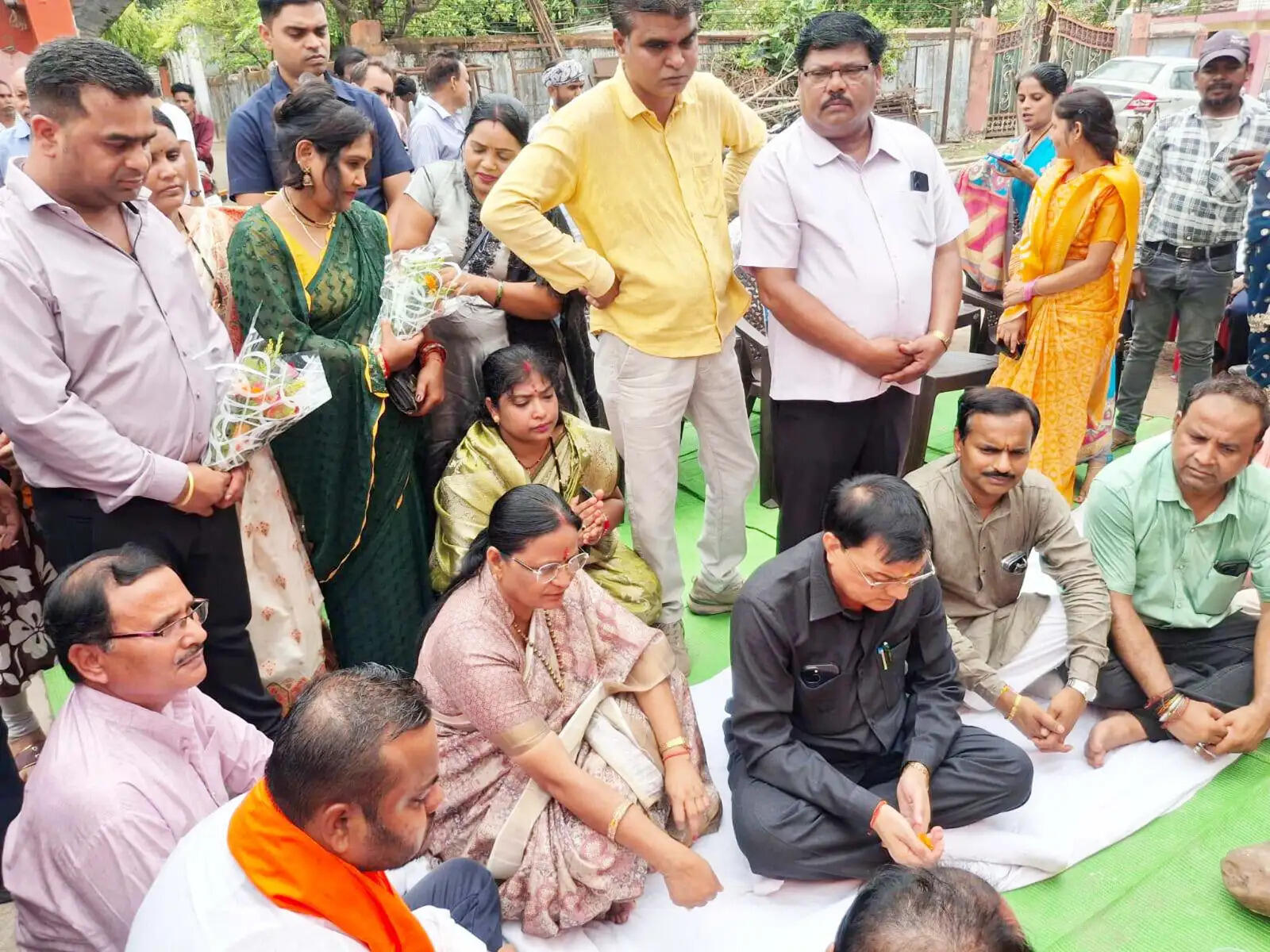 कोरबा के पाड़ीमार वार्ड में 25 लाख की लागत से सड़क डामरीकरण कार्य शुरू, उद्योग मंत्री ने किया भूमिपूजन