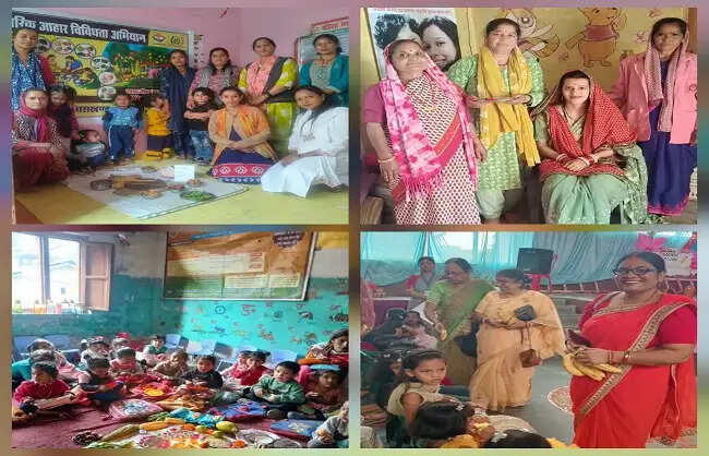प्रदेश की 20,070 आंगनवाड़ियों में भाजपा महिला मोर्चा ने चलाया ‘आंगन मिलन सेवा’ अभियान