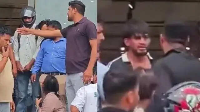 पति ने पत्नी काे प्रेमी संग शोरूम में शॉपिंग करते पकड़ा, जमकर हुई मारपीट