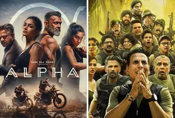 'अल्फा' और 'वेलकम टू द जंगल' ने वीकेंड पर जीता दर्शकों का दिल