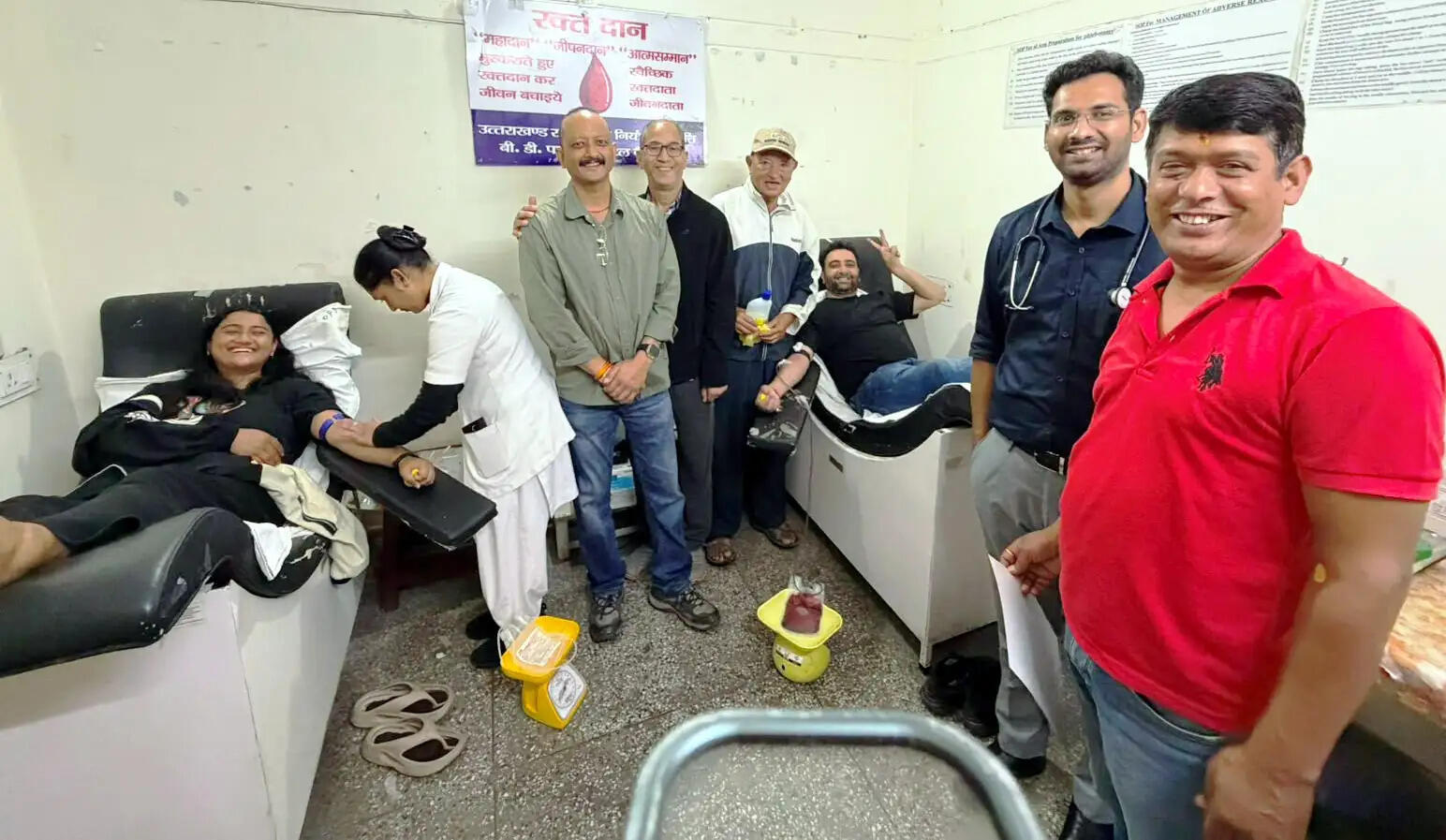 नासा ने आयोजित किया रक्तदान शिविर